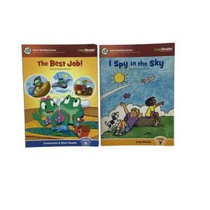 LeapFrog LeapReader Early Reading Books Lot 2 Best Job I Spy Sky Hardcover‎
